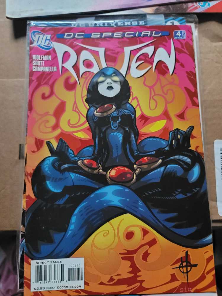 Raven - DC (4 - Aug 2008) comic book collectible [Barcode 76194125668900411] - Main Image 2