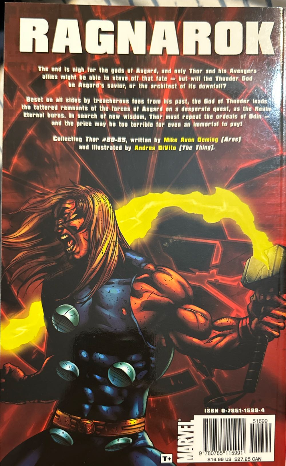 The Mighty Thor: Disassembled - Marvel Comics (8085) comic book collectible [Barcode 9780785115991] - Main Image 2