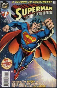 Superman: The Man Of Tommorrow - DC Comics (1 - Jul 1995) comic book collectible [Barcode 761941204437] - Main Image 1