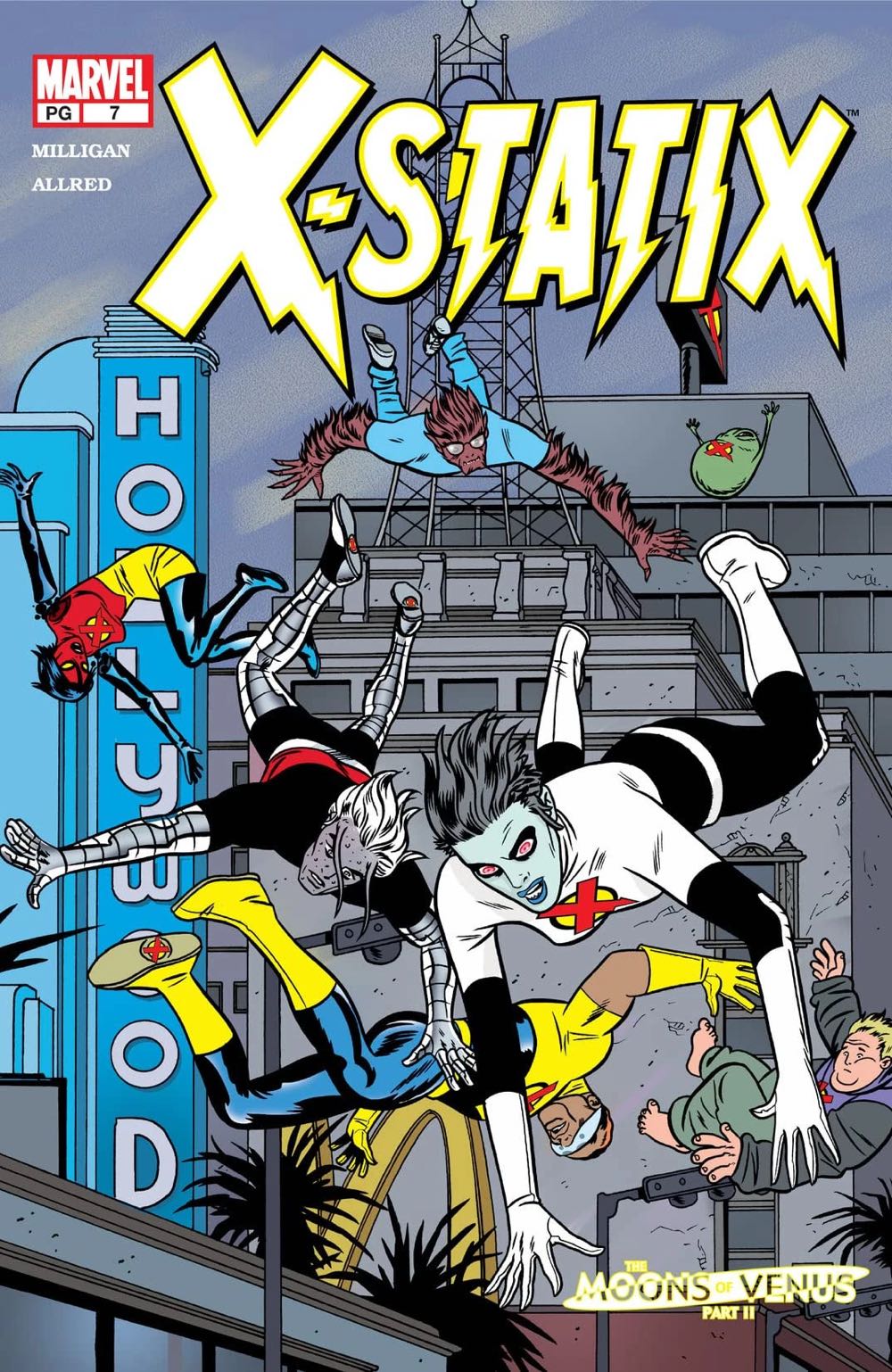 X-Statix - Marvel Comics (7 - Mar 2003) comic book collectible [Barcode 75960605332200711] - Main Image 2