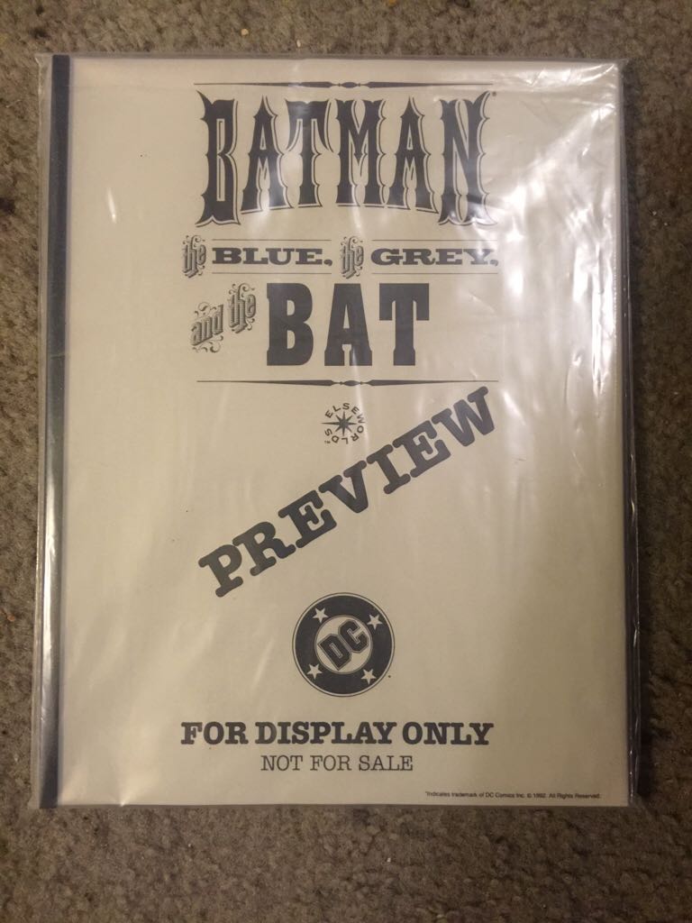 Batman: The Blue, The Grey, And The Bat- Preview - DC Comics (0) comic book collectible [Barcode 9789993903468] - Main Image 2