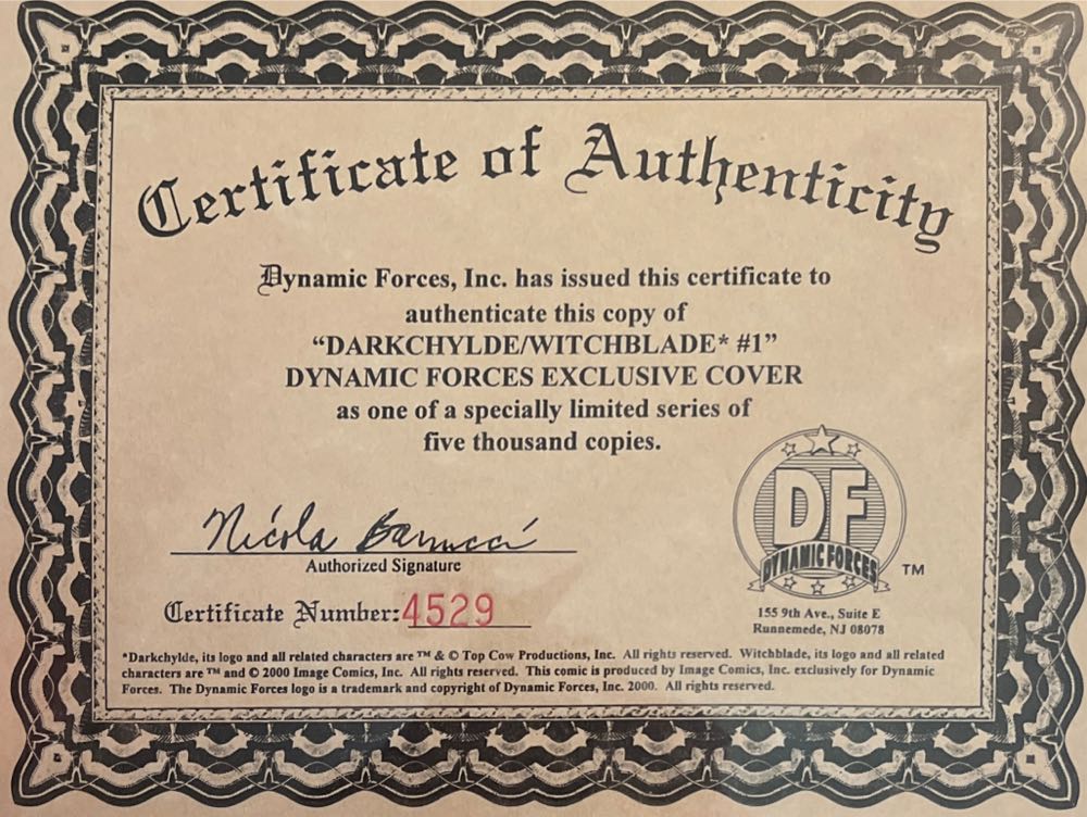 Witchblade / Darkchylde - Image/ Top Cow (1 - Sep 2000) comic book collectible [Barcode 709853038023] - Main Image 2