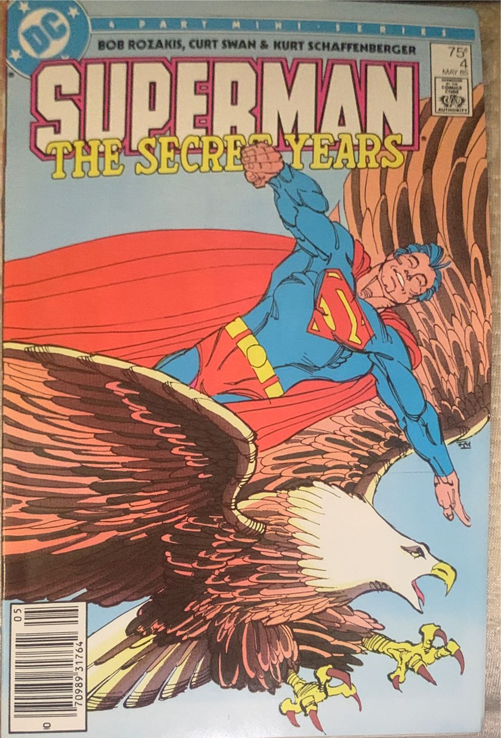 Superman: The Secret Years - DC Comics (4 - May 1985) comic book collectible [Barcode 070989317642] - Main Image 2