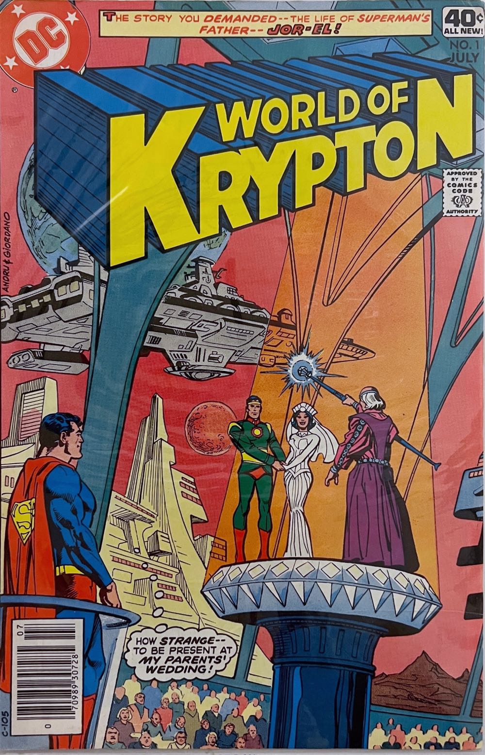 World of Krypton - DC Comics (1 - Jul 1979) comic book collectible [Barcode 070989307280] - Main Image 2
