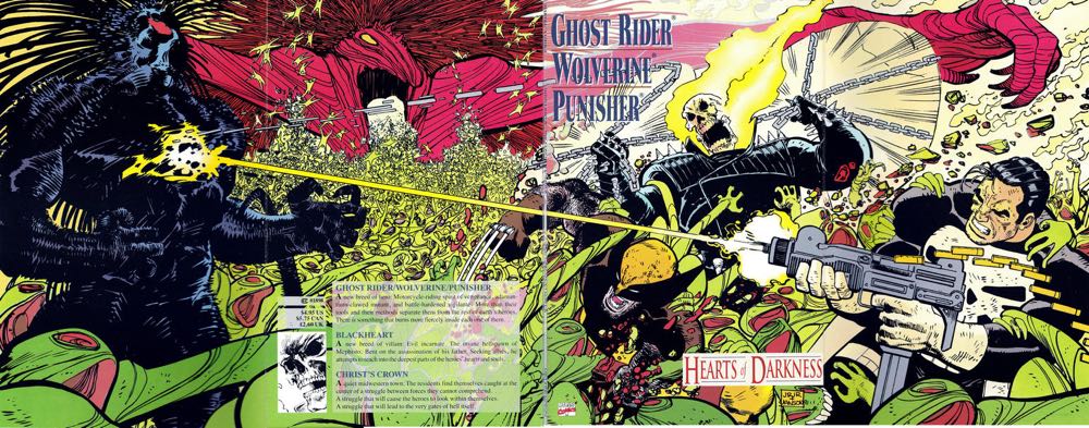 Ghost Rider / Wolverine / Punisher - Marvel Comics (1 - Jan 1991) comic book collectible [Barcode 0871358735] - Main Image 3