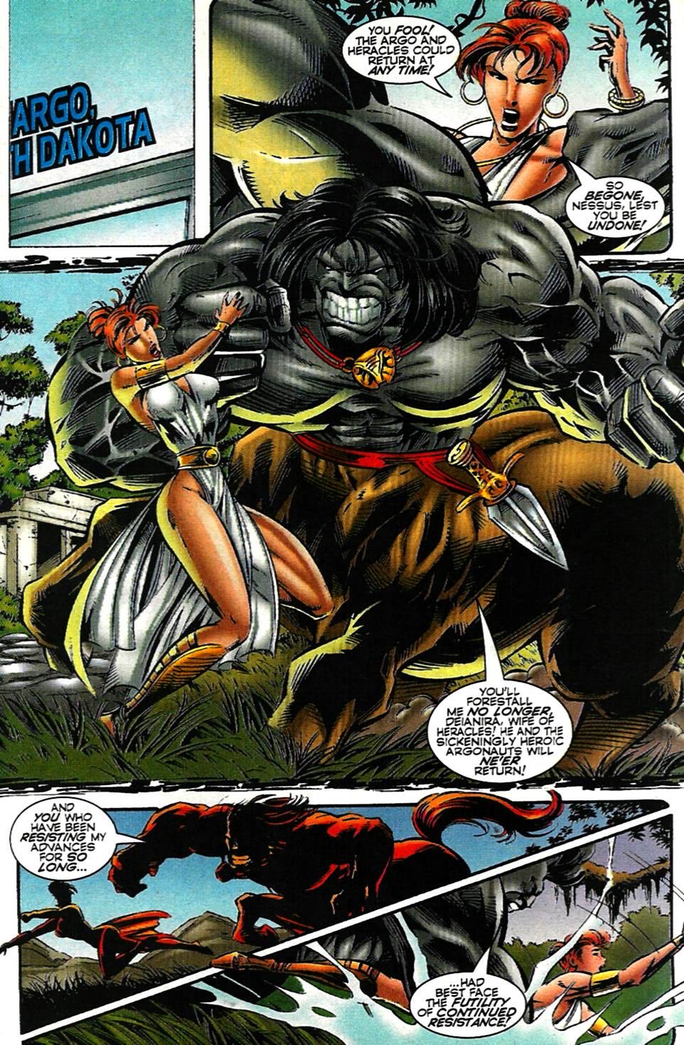 Incredible Hulk: Hercules Unleashed - Marvel (1 - Oct 1996) comic book collectible [Barcode 759606043507] - Main Image 3