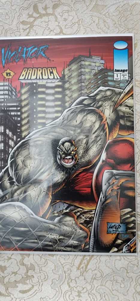 Violator Vs Badrock - Image Comics (1 - May 1995) comic book collectible [Barcode 070989333925] - Main Image 2