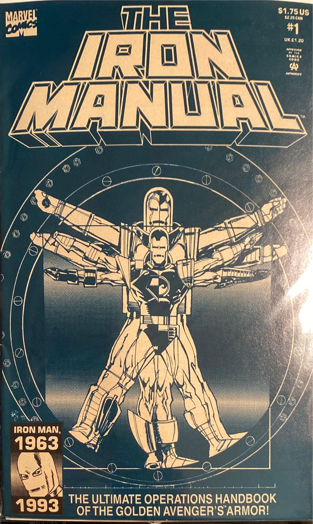 Iron Manual - Marvel (1 - Feb 1993) comic book collectible [Barcode 071486022688] - Main Image 2
