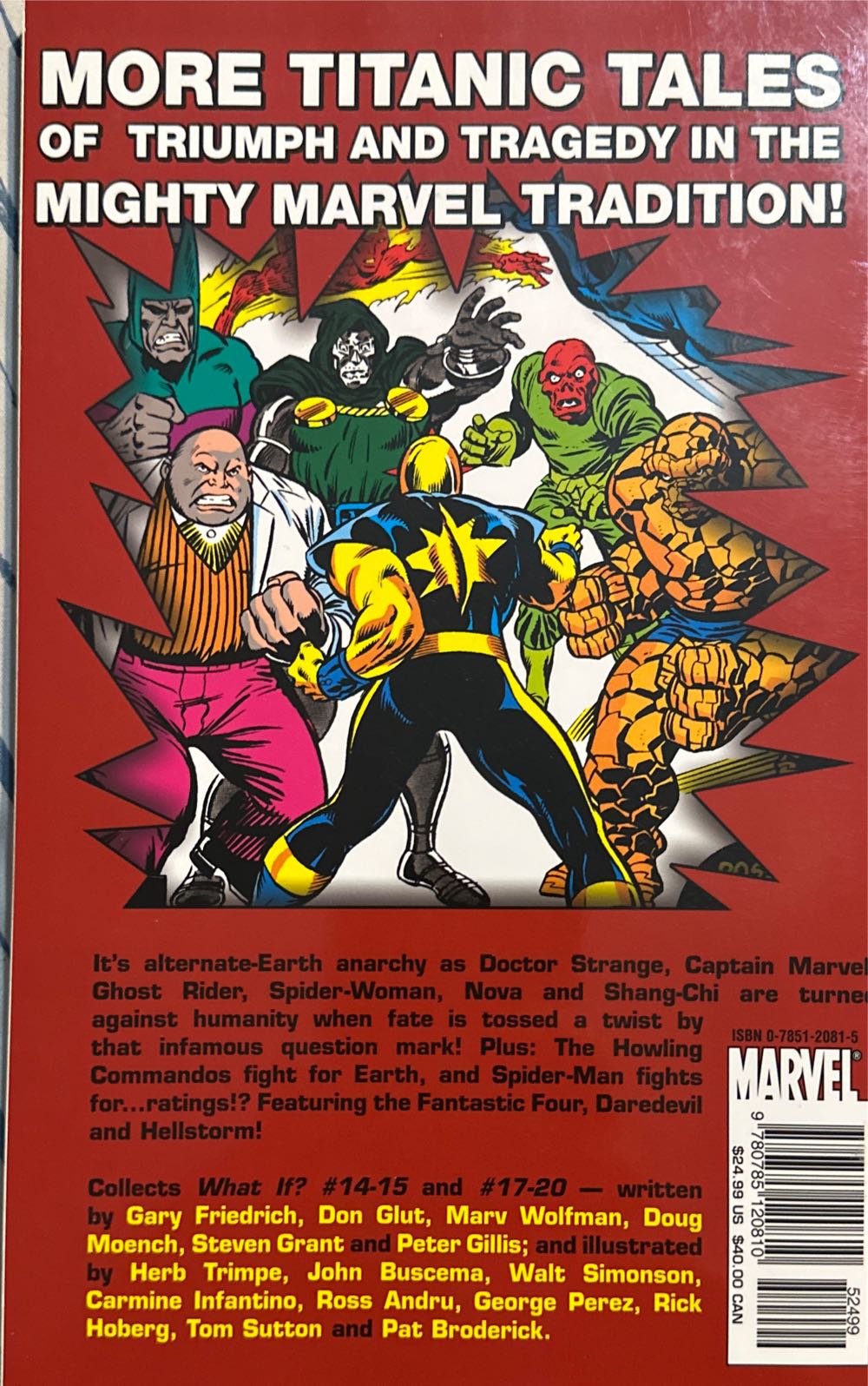 What If? Classic - Marvel (14-15, 17-20) comic book collectible [Barcode 9780785120810] - Main Image 2