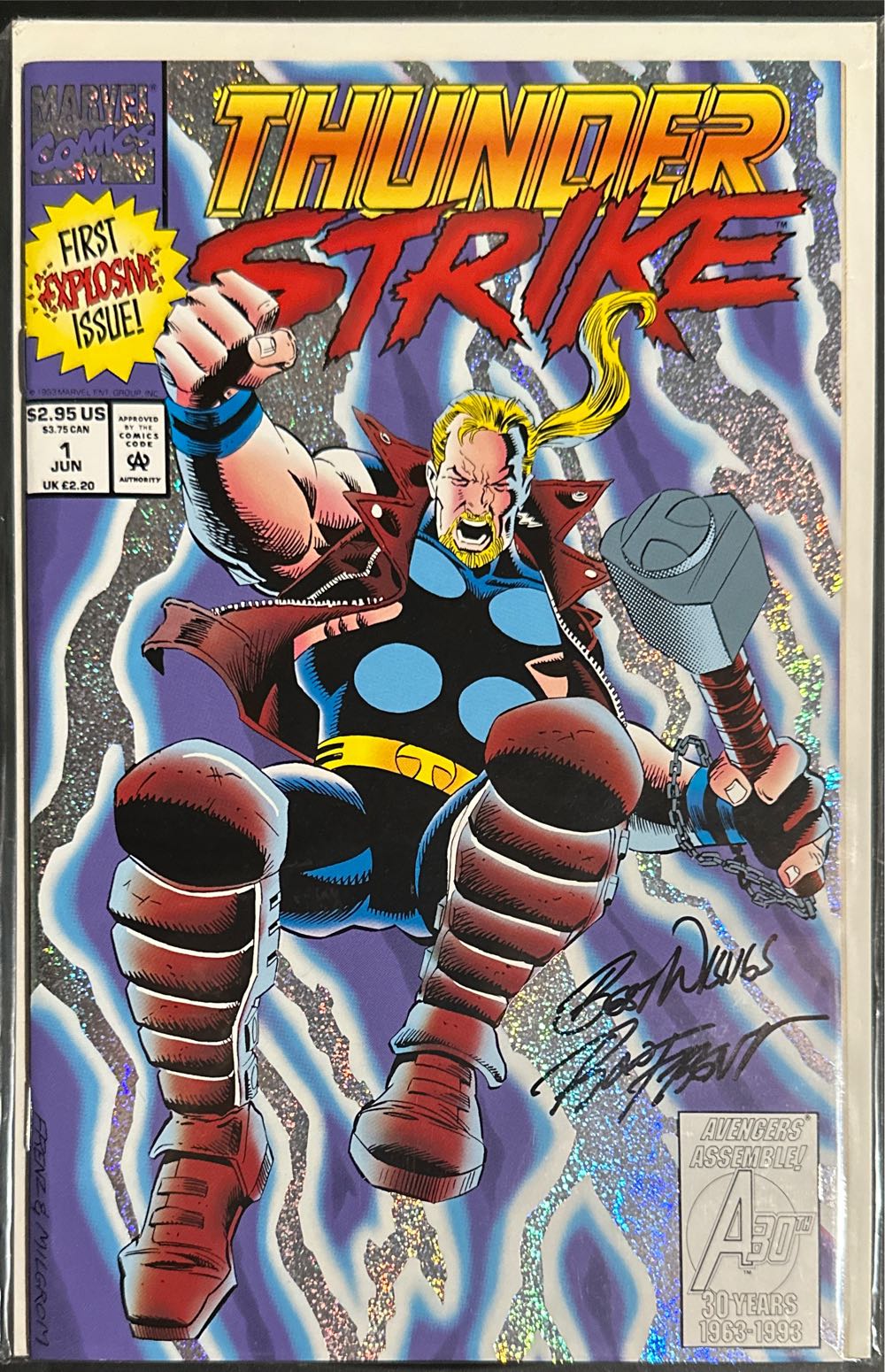 Thunder Strike - Marvel Comics (1 - Jun 1993) comic book collectible [Barcode 071486013921] - Main Image 3