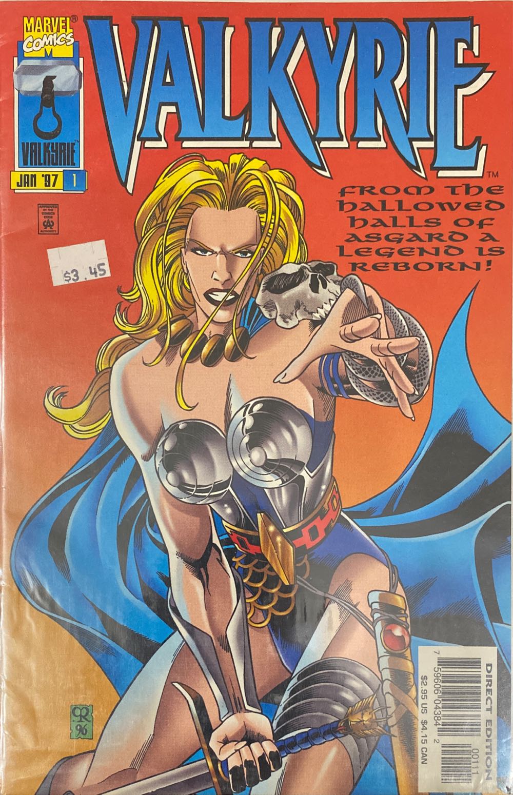 Valkyrie - Marvel (1 - Jan 1997) comic book collectible [Barcode 75960604384200111] - Main Image 2