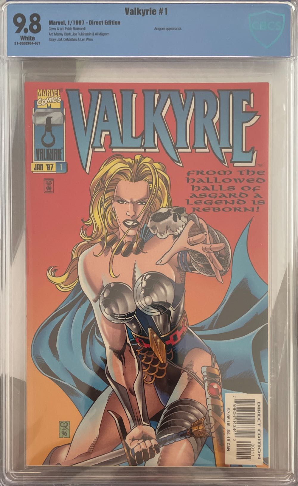 Valkyrie - Marvel (1 - Jan 1997) comic book collectible [Barcode 75960604384200111] - Main Image 3