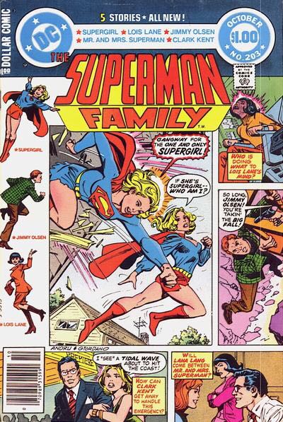 The Superman Family - DC Comics (203 - Oct 1980) comic book collectible [Barcode 070989315990] - Main Image 1