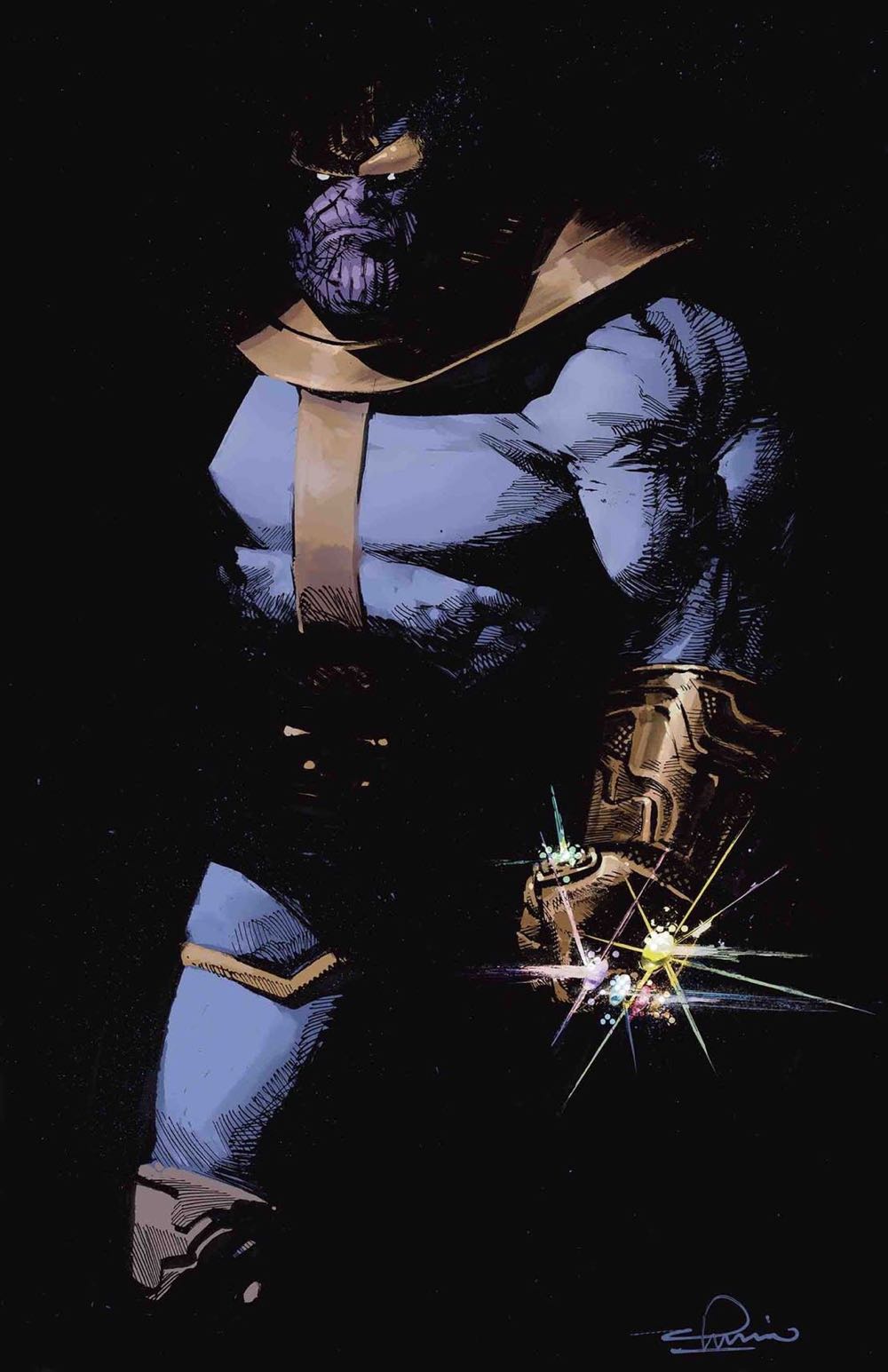 Thanos - Marvel (1 - Dec 2003) comic book collectible [Barcode 759606054886] - Main Image 3