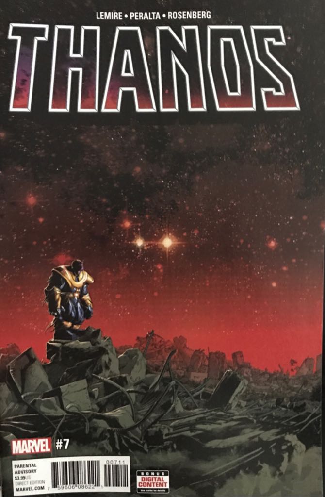 Thanos Vol 2 - Marvel Comics (7 - Jul 2017) comic book collectible [Barcode 75960608622100711] - Main Image 1