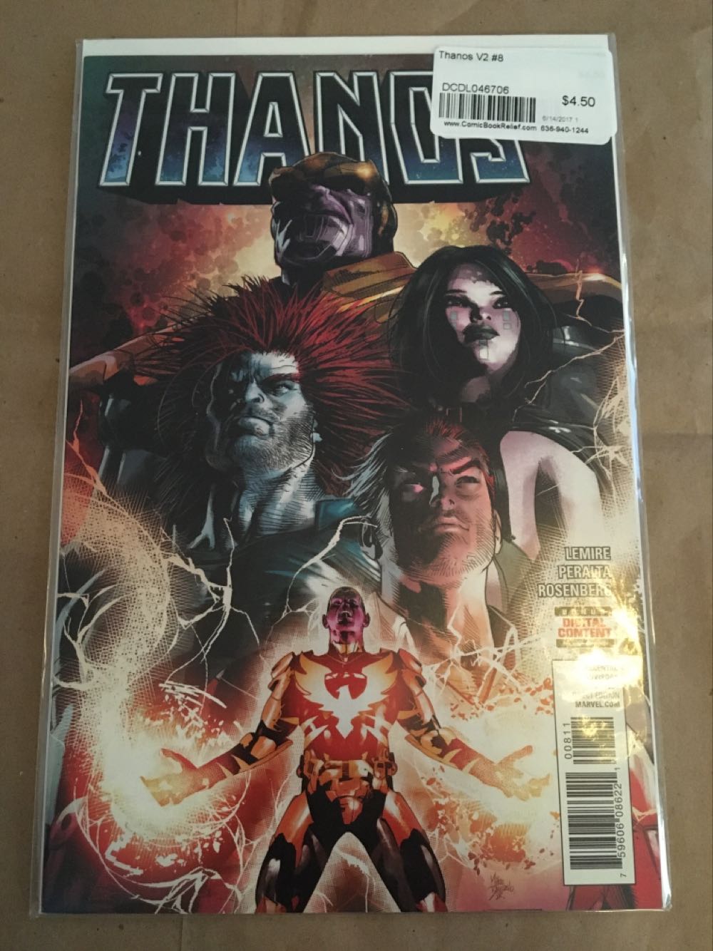 Thanos (Vol. 2) - Marvel Comics (8 - Aug 2017) comic book collectible [Barcode 75960608622100811] - Main Image 2