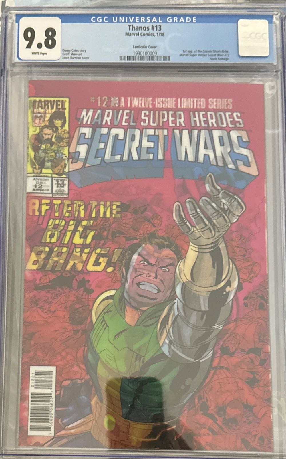 Thanos - Marvel (13 - Jan 2018) comic book collectible [Barcode 75960608622101321] - Main Image 2