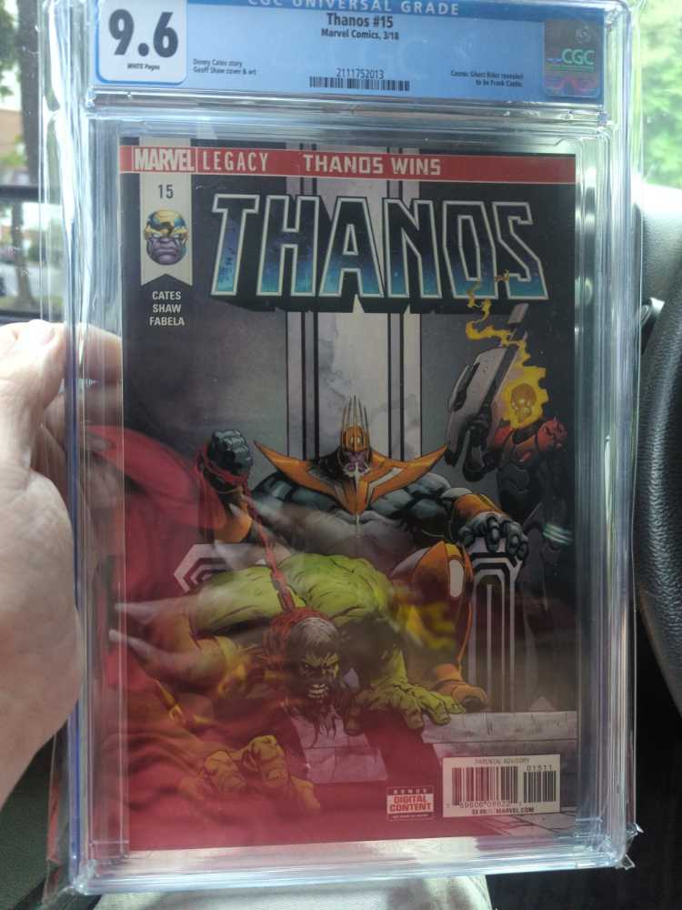 Thanos #15 - Marvel Comics (15 - Mar 2018) comic book collectible [Barcode 75960608622101511] - Main Image 3