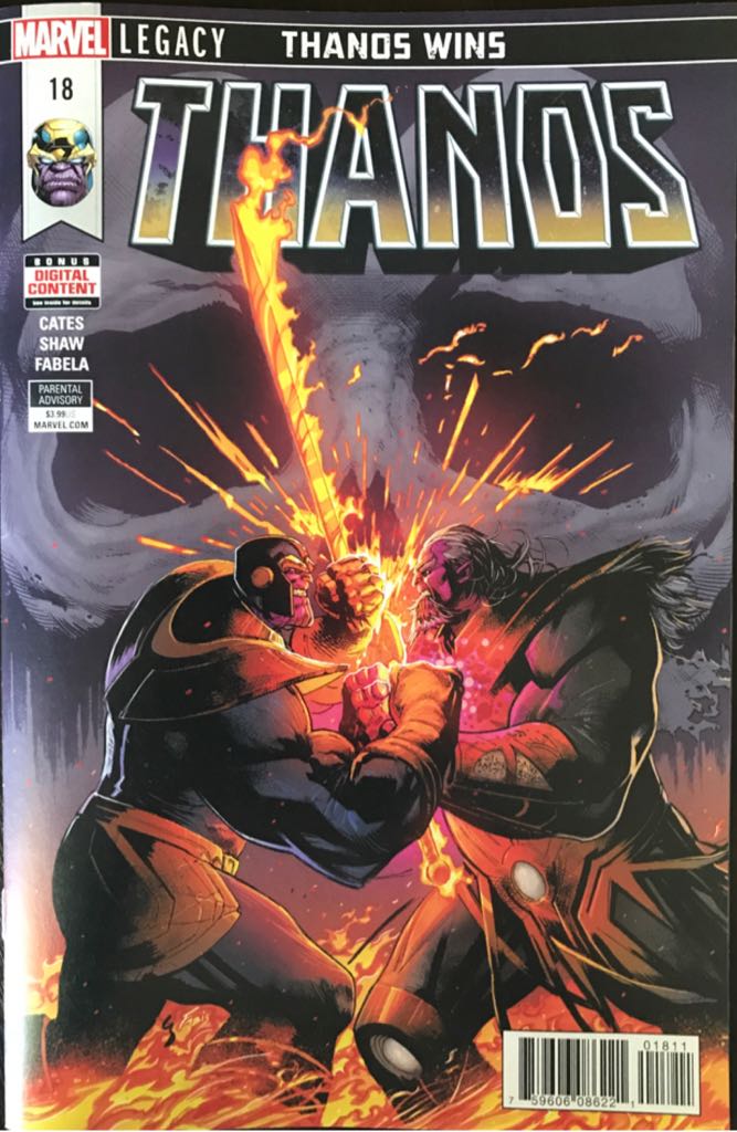 Thanos - Marvel Comics (18) comic book collectible [Barcode 577260008622101811] - Main Image 1