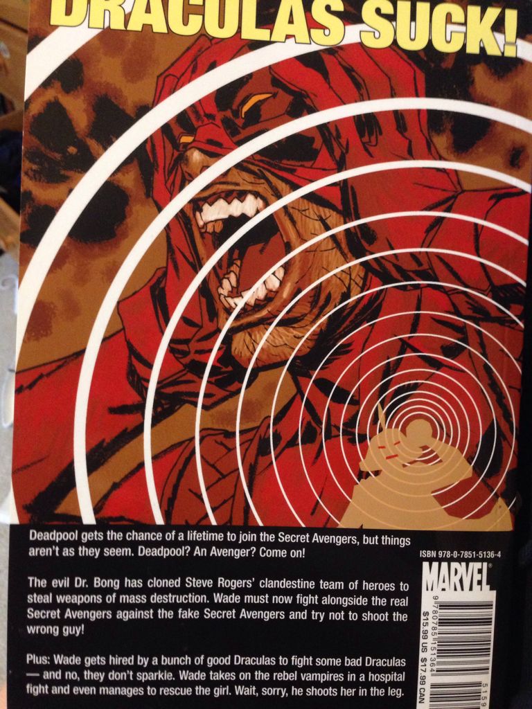 Deadpool Vol.6: I Rule, You Suck  (6) comic book collectible [Barcode 9780785151364] - Main Image 2