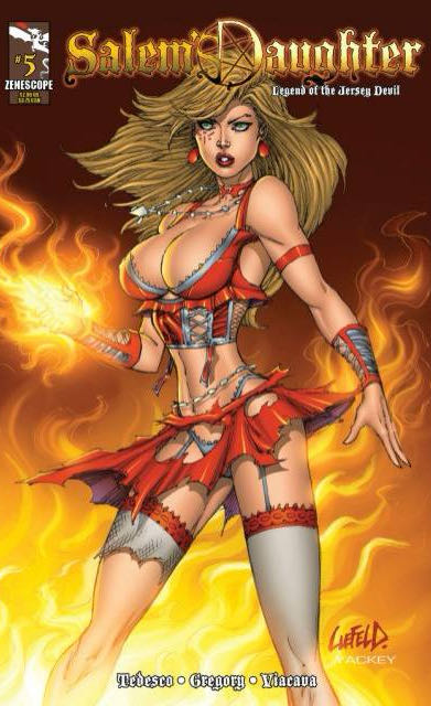 Salem’s  Daughter - Zenescope (3) comic book collectible [Barcode 9780982582602] - Main Image 4