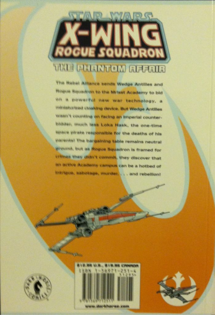 Star Wars: X-Wing Rogue Squadron - Dark Horse Comics (0 - Nov 1997) comic book collectible [Barcode 9781569712511] - Main Image 2