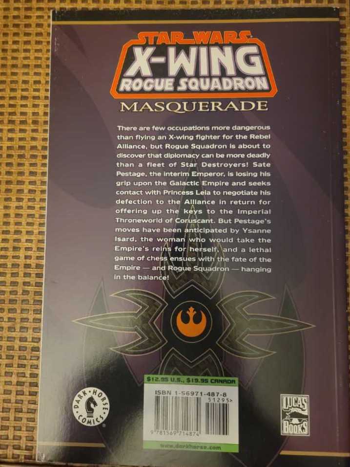 Star Wars: X-Wing Rogue Squadron- Masquerade - Dark Horse Comics comic book collectible [Barcode 9781569714874] - Main Image 2