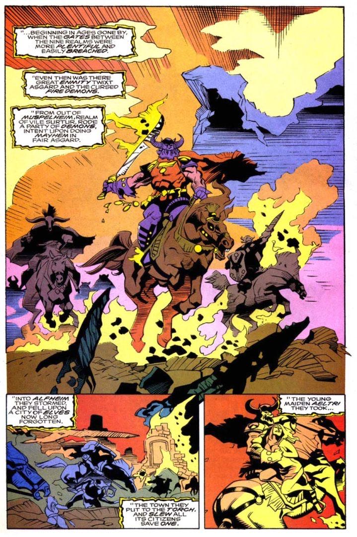 Thor Annual - Marvel Comics (18 - Jul 1993) comic book collectible [Barcode 759606011223] - Main Image 3