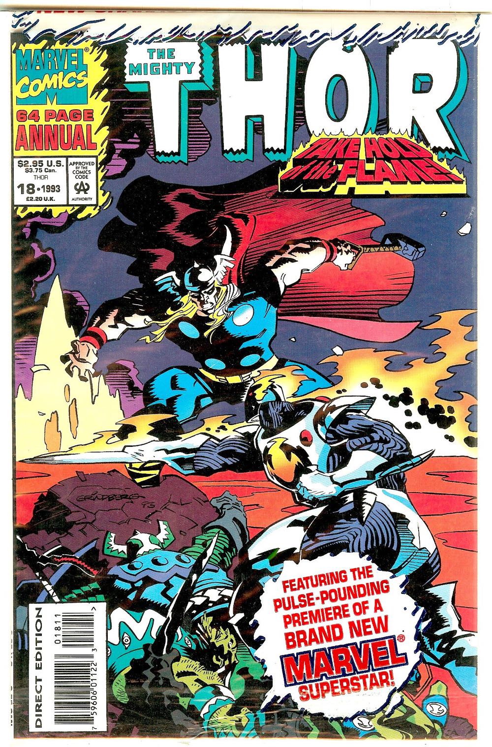 Thor Annual - Marvel Comics (18 - Jul 1993) comic book collectible [Barcode 759606011223] - Main Image 4