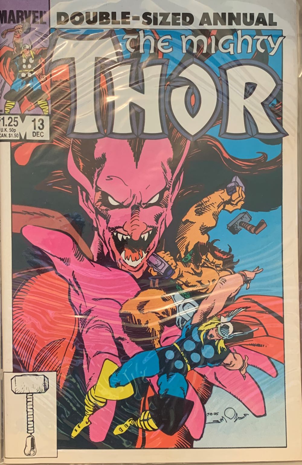 Thor Annual #13 - Marvel (13 - 12/1985) comic book collectible [Barcode 07148602425555] - Main Image 3
