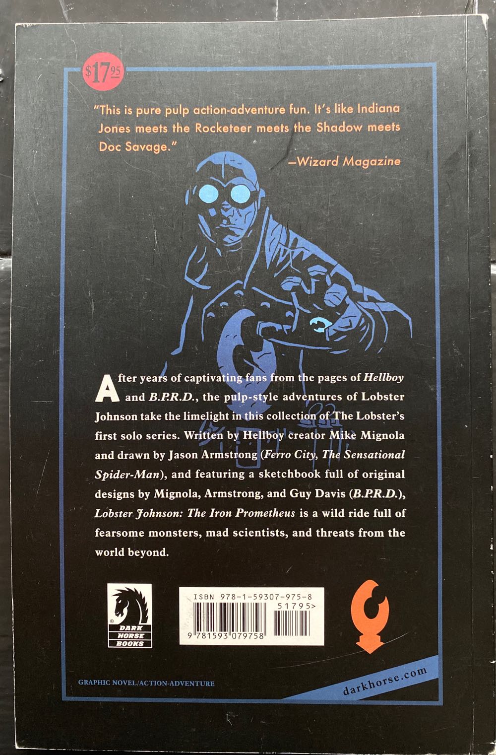 Lobster Johnson Vol. 1: The Iron Prometheus - Dark Horse Books (1 - Jun 2008) comic book collectible [Barcode 9781593079758] - Main Image 2