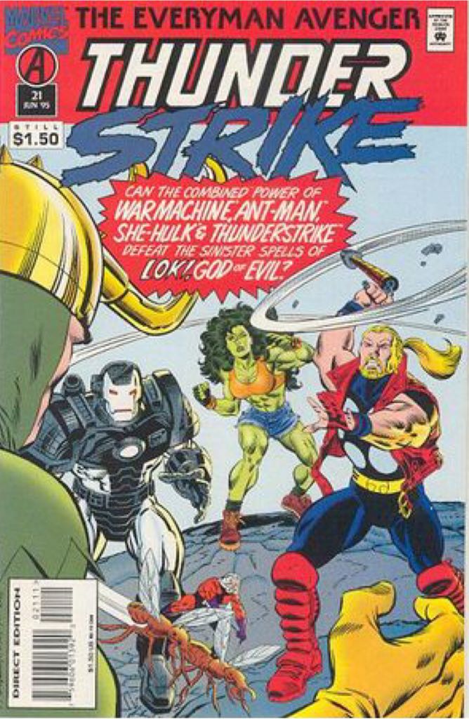 Thunderstrike V1 #21 - Marvel Comics (21 - Jun 1995) comic book collectible [Barcode 759606013920] - Main Image 1