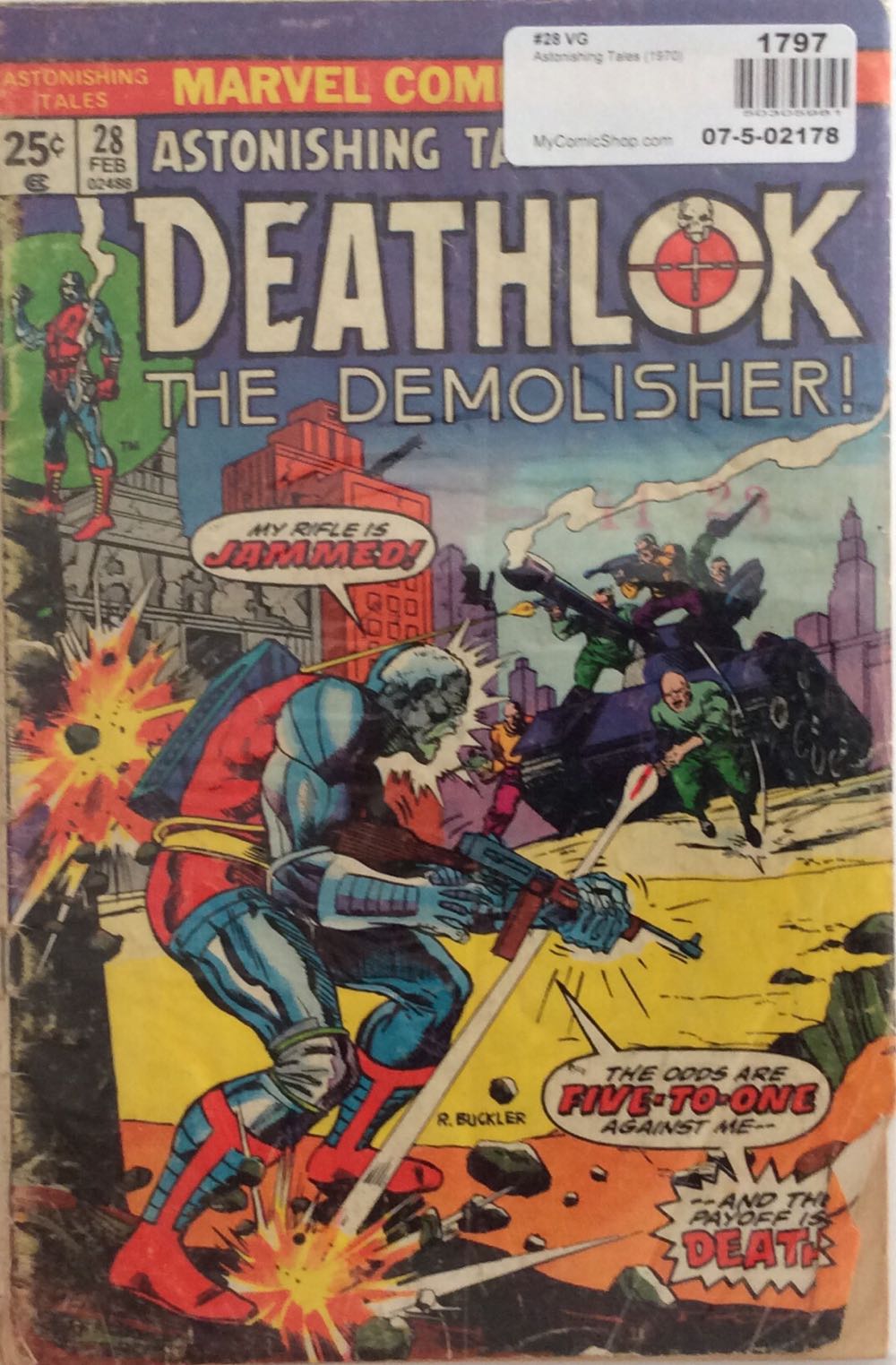 Astonishing Tales - Marvel (28 - Feb 1975) comic book collectible [Barcode 759606065530] - Main Image 2