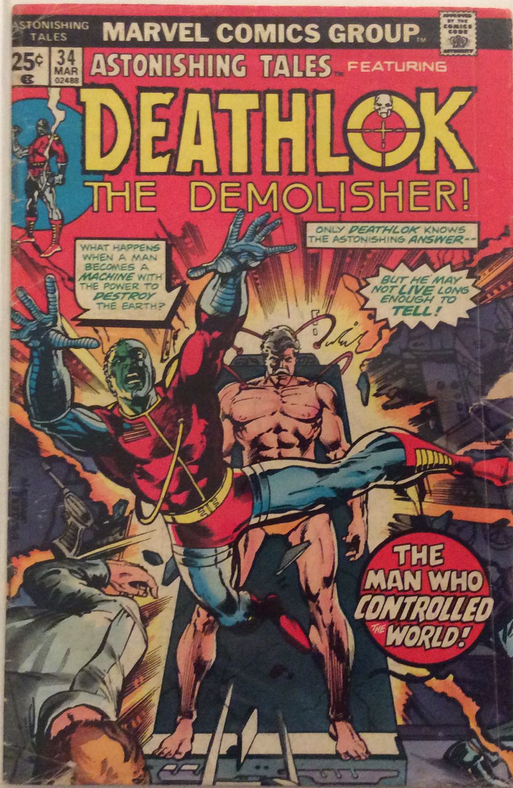 Astonishing Tales - Marvel (34 - Mar 1976) comic book collectible [Barcode 759606065530] - Main Image 2