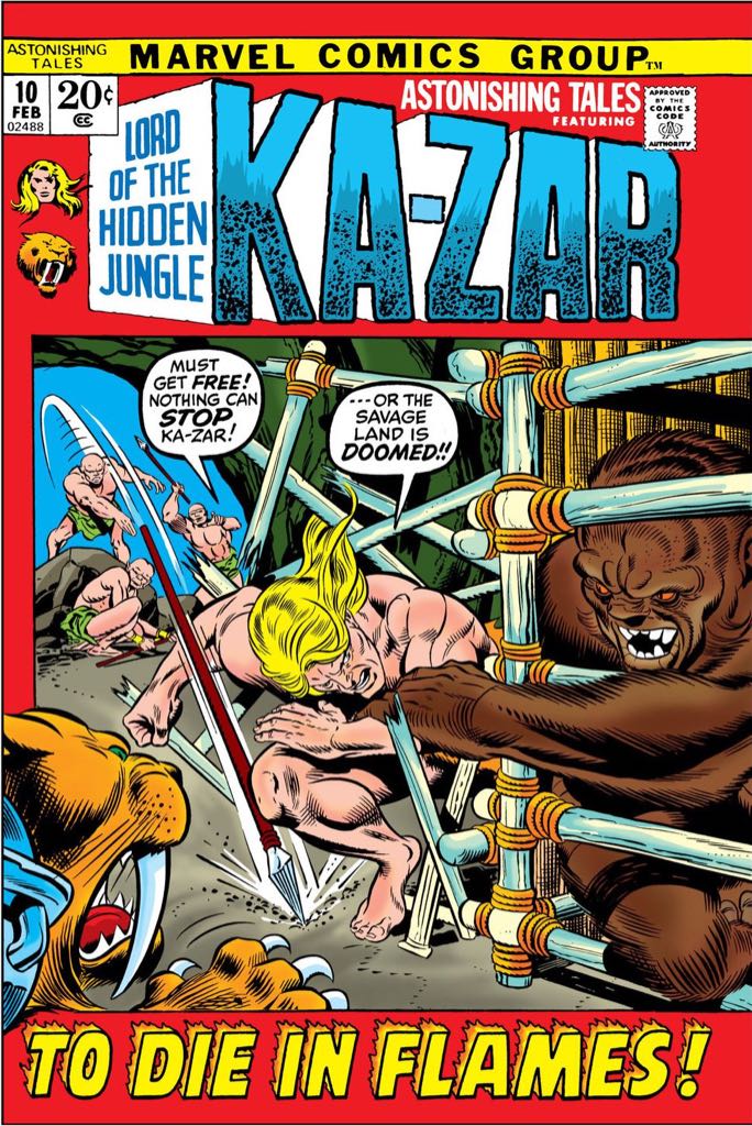 Astonishing Tales - Marvel Comics Group (10 - Feb 1972) comic book collectible - Main Image 2