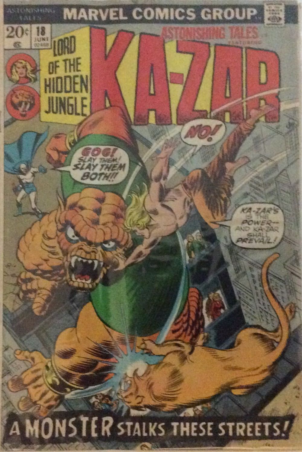 Astonishing Tales - Marvel Comics Group (18 - Jun 1973) comic book collectible - Main Image 2