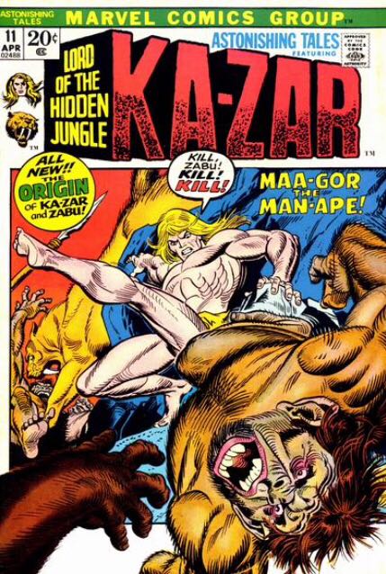 Astonishing Tales - Marvel (11 - Apr 1972) comic book collectible - Main Image 1