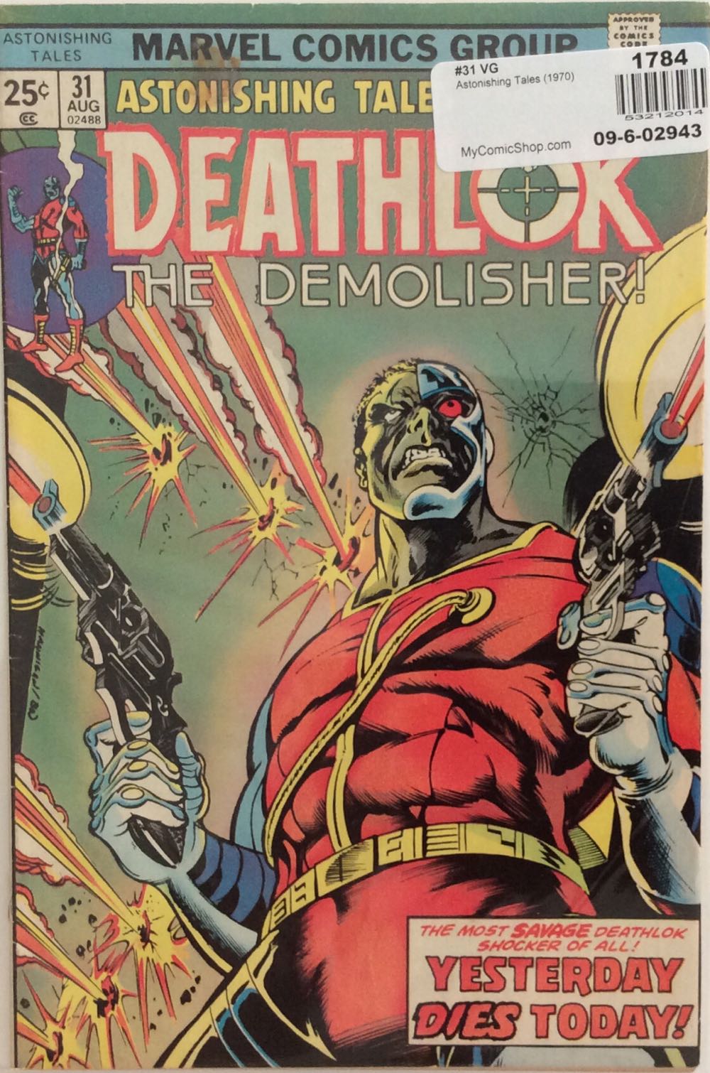 Astonishing Tales - Marvel Comcs (31 - Aug 1975) comic book collectible - Main Image 2