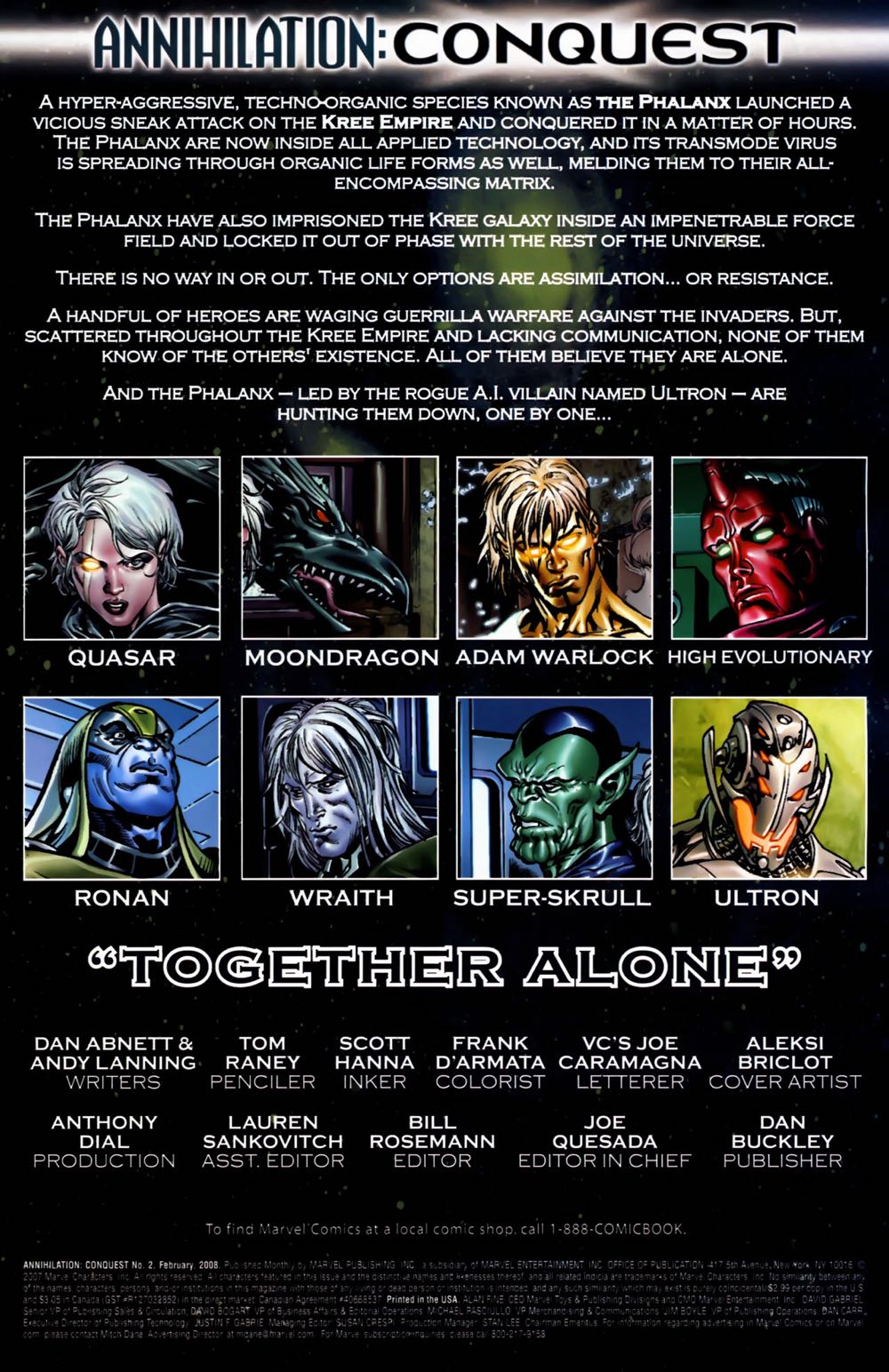 Annihilation: Conquest - Marvel Comics (2 - Feb 2008) comic book collectible - Main Image 2