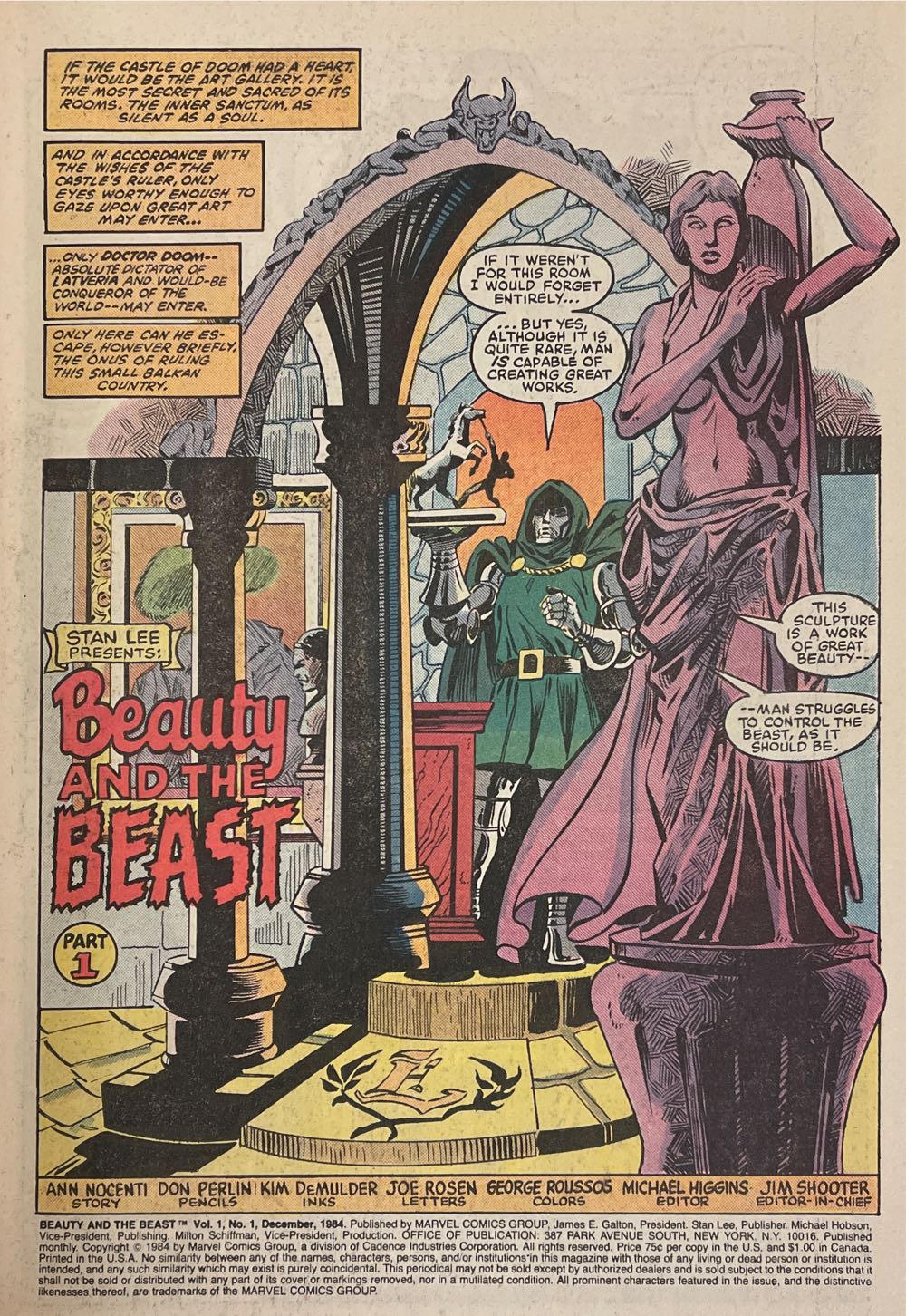 ZZZ-LS Beauty And The Beast - Marvel Comics (1-4 - Dec 1984) comic book collectible [Barcode 071486025245] - Main Image 2