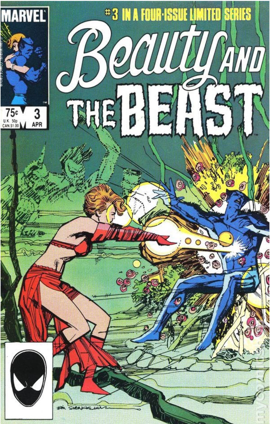 ZZZ-LS Beauty And The Beast - Marvel Comics (1-4 - Dec 1984) comic book collectible [Barcode 071486025245] - Main Image 3