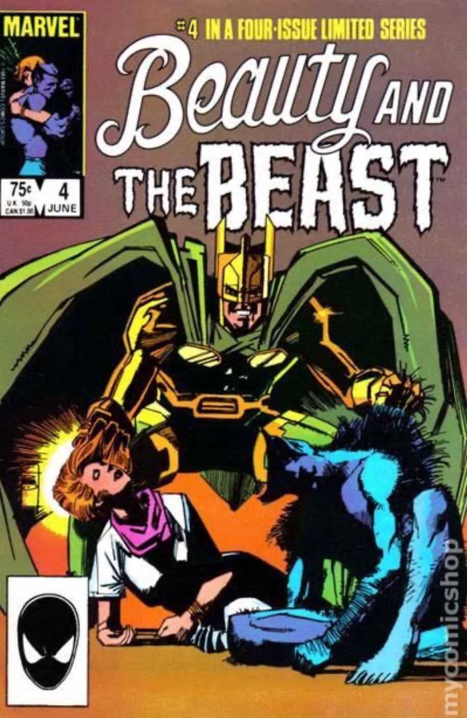 ZZZ-LS Beauty And The Beast - Marvel Comics (1-4 - Dec 1984) comic book collectible [Barcode 071486025245] - Main Image 4