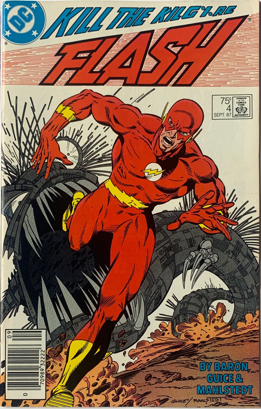The Flash - DC Comics (4 - Sep 1987) comic book collectible [Barcode 070989322226] - Main Image 2