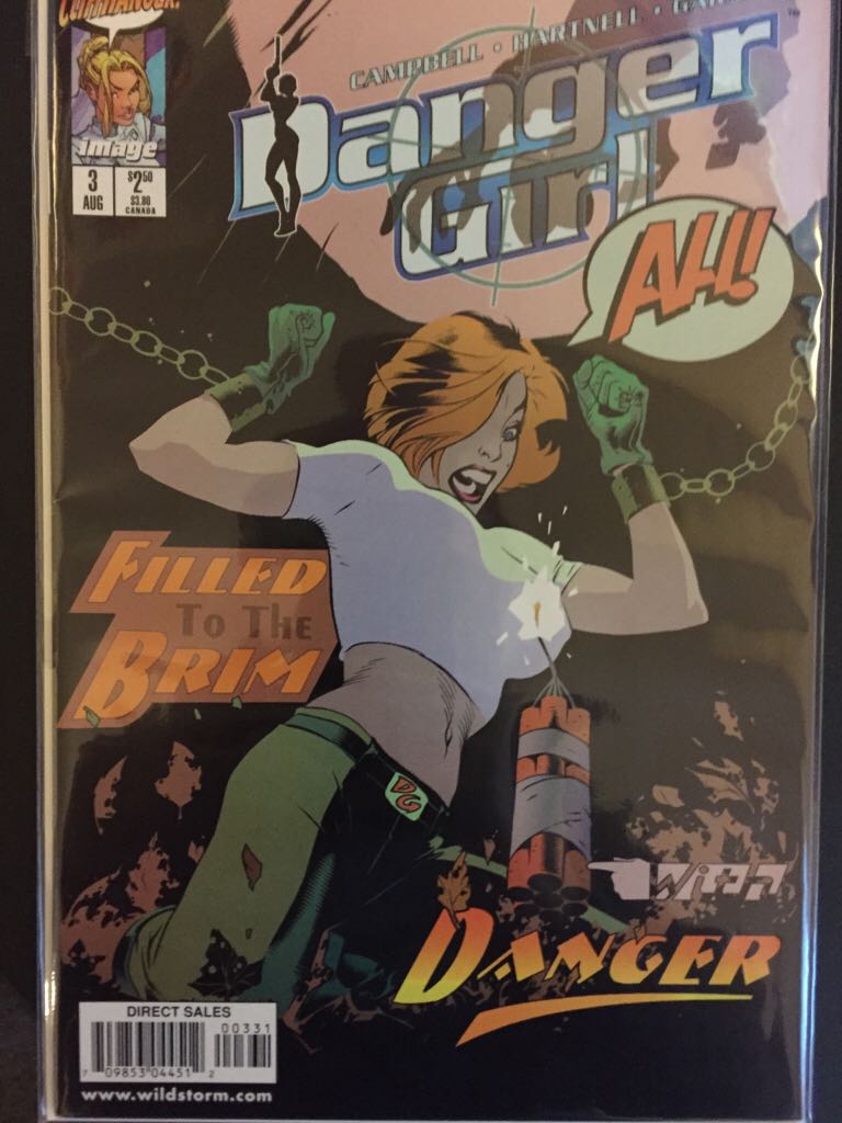 Danger Girl - Image Comics (3 - Aug 1998) comic book collectible [Barcode 70985304451200331] - Main Image 1