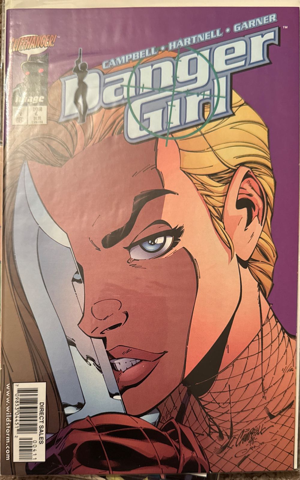 Danger Girl (vol.1) - Image Comics/Cliffhanger! (4 - Dec 2000) comic book collectible [Barcode 70985304451200411] - Main Image 2