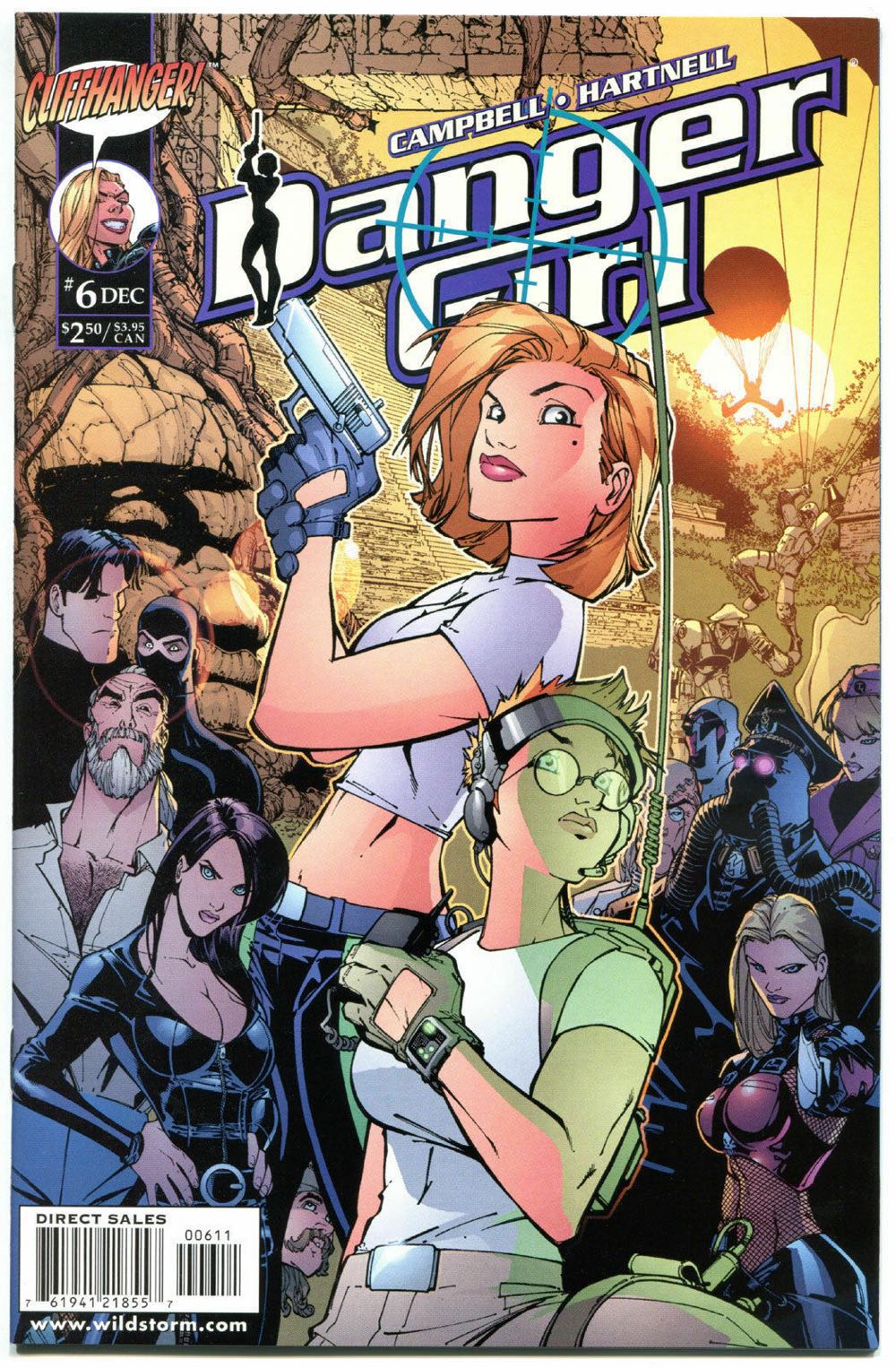 Danger Girl - Image Comics (6 - Dec 1999) comic book collectible [Barcode 76194121855700611] - Main Image 3