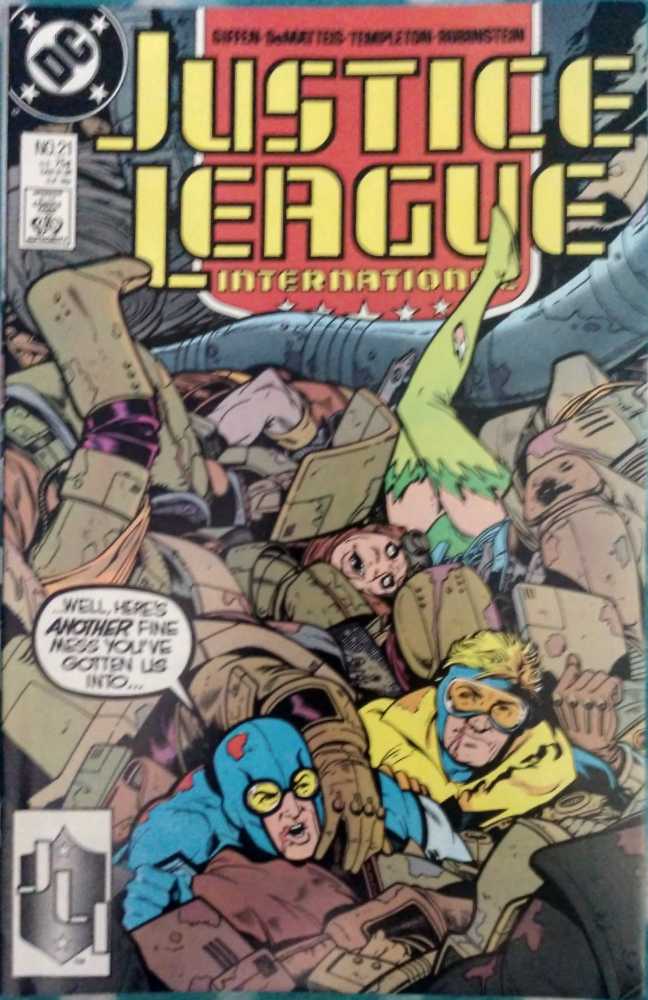 Justice League International - DC (21 - Sep 1988) comic book collectible [Barcode 070989305557] - Main Image 2