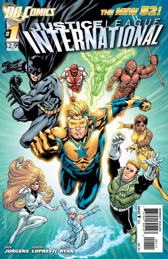New 52: Justice League International, The - DC (1 - Nov 2011) comic book collectible [Barcode 76194130510300111] - Main Image 1