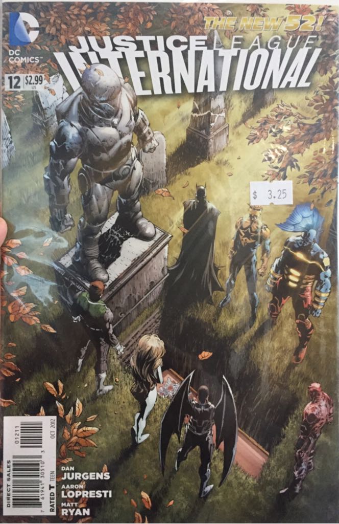 Justice League International - DC Comics (12 - Oct 2012) comic book collectible [Barcode 76194130510301211] - Main Image 1
