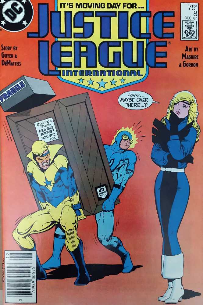 Justice League International (Vol. 1) - DC Comics (8 - 12/1/87) comic book collectible [Barcode 070989305557] - Main Image 3